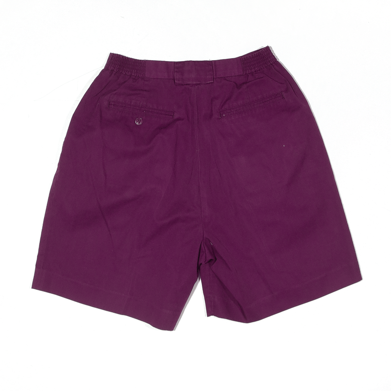 IZOD CLUB Shorts Purple 90s Regular Casual Womens XS W26