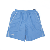 UMBRO Brief Lined Blue Regular Sports Shorts Boys XL W24