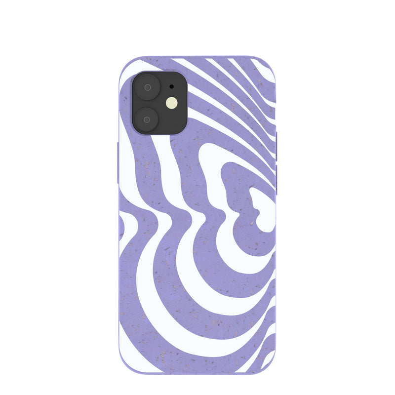 Lavender Flutter Left iPhone 12 Mini Case