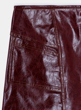 FRANKIE FAUX LEATHER SKIRT