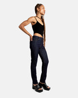 Slim straight fit jeans in space blue