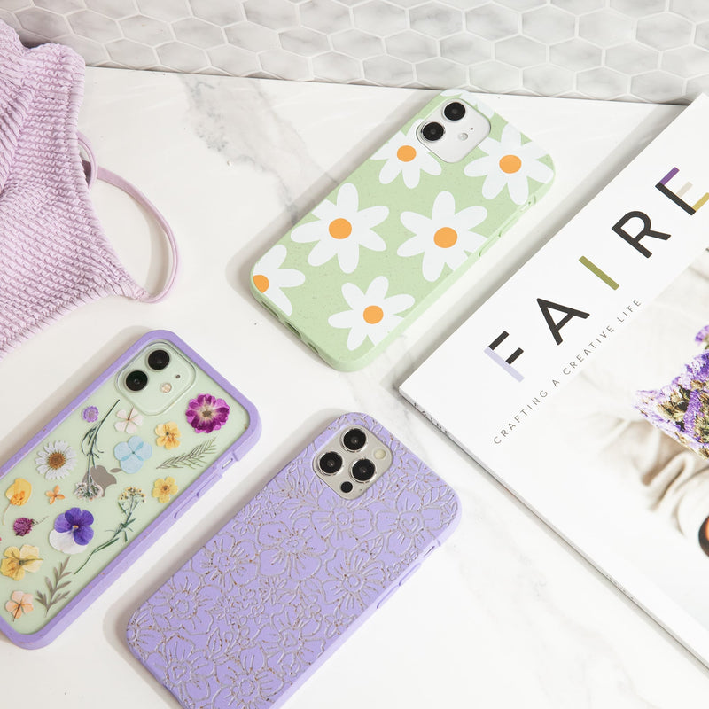 Lavender Flowerbed Google Pixel 4a Case