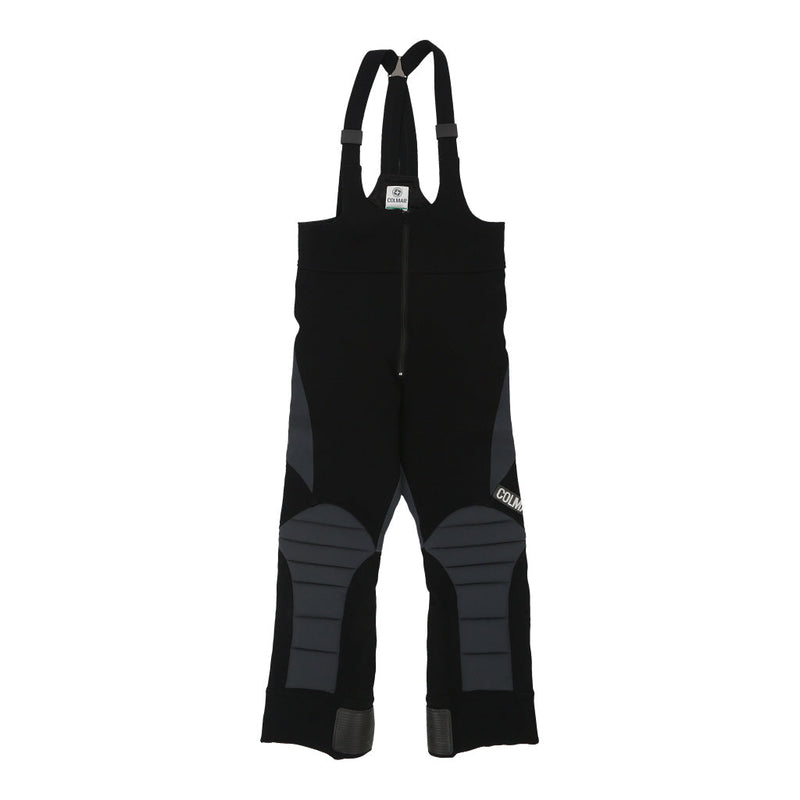Vintage Colmar Ski Trousers - Medium Black Polyester - Thrifted.com