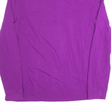 LACOSTE Purple Long Sleeve Polo Shirt Mens S
