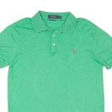 POLO RALPH LAUREN Custom Slim Fit Polo Shirt Green Short Sleeve Mens M