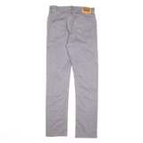 LEVI'S 511 Grey Slim Straight Trousers Boys W29 L29