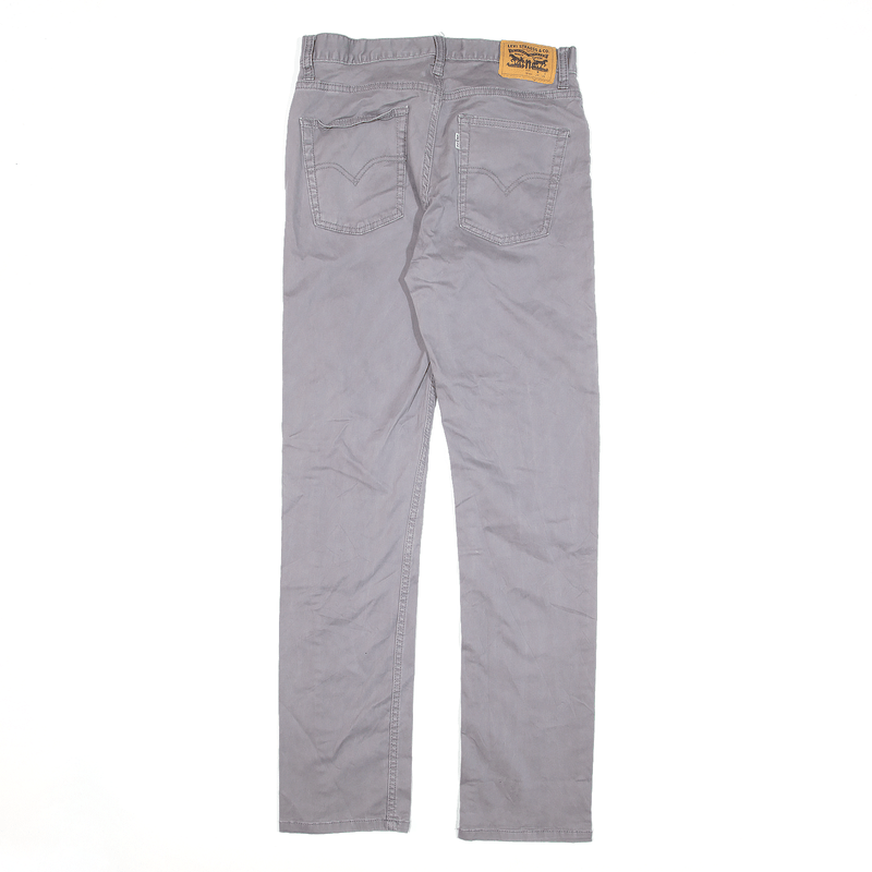 LEVI'S 511 Grey Slim Straight Trousers Boys W29 L29