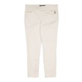 TOMMY HILFIGER Gramercy Ankle Beige Slim Tapered Trousers Womens W30 L26