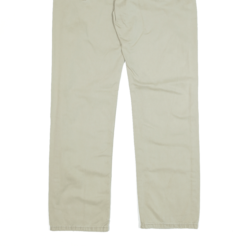 LEVI'S 514 Beige Slim Straight Trousers Mens W29 L30