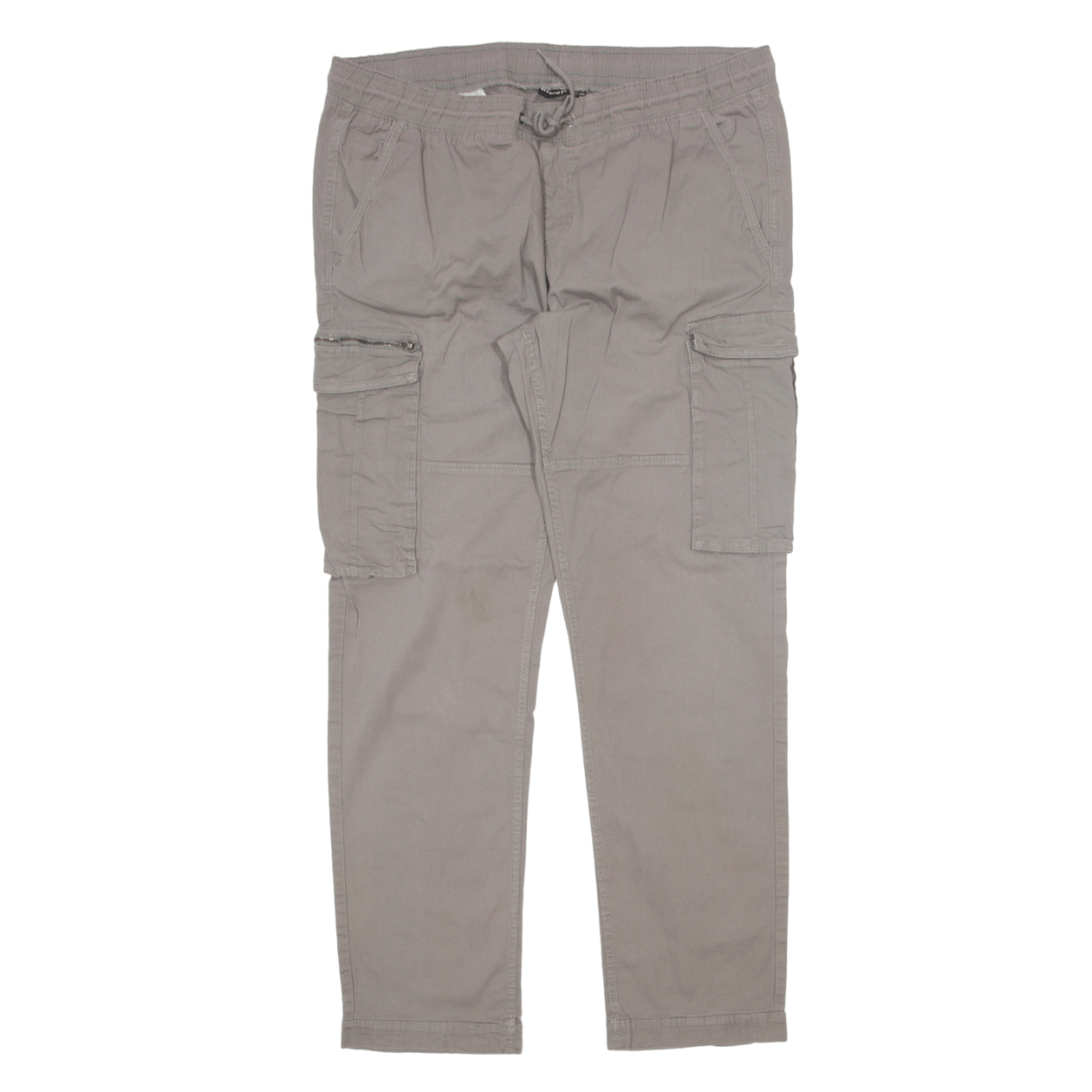 LIVERGY Cargo Trousers Grey Regular Straight Mens W38 L32 – Cerqular