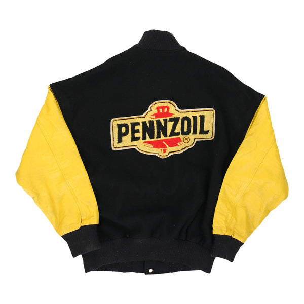 Vintageblack Pennzoil Avon Varsity Jacket - mens large