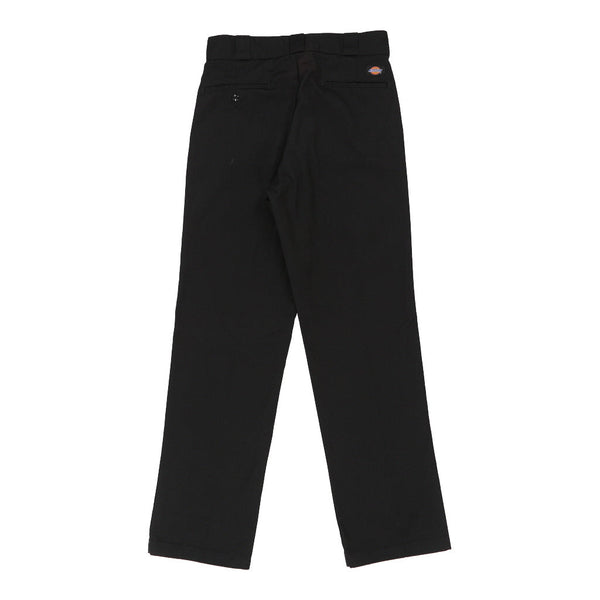 Dickies Trousers - 33W 32L Black Cotton Blend