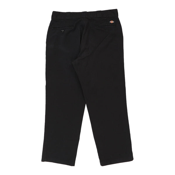 Dickies Trousers - 38W 29L Black Cotton