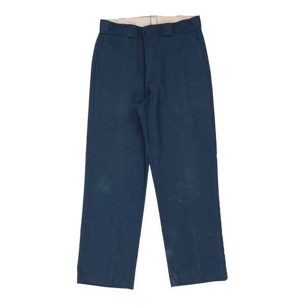 Dickies Trousers - 34W 30L Navy Cotton Blend