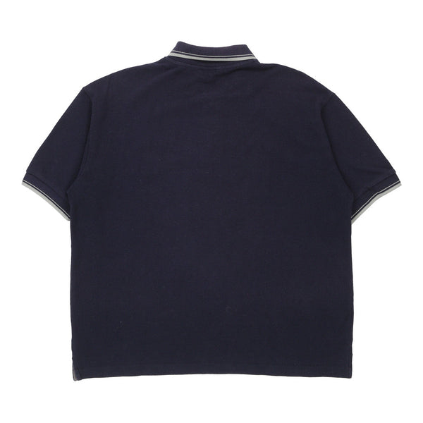 Kappa Polo Shirt - Large Navy Cotton - Thrifted.com