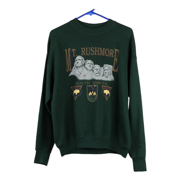 Vintagegreen Mt Rushmore Fruit Of The Loom Sweatshirt - womens large