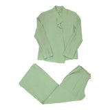 Emporio Armani Co-Ord - Medium Green Linen Blend