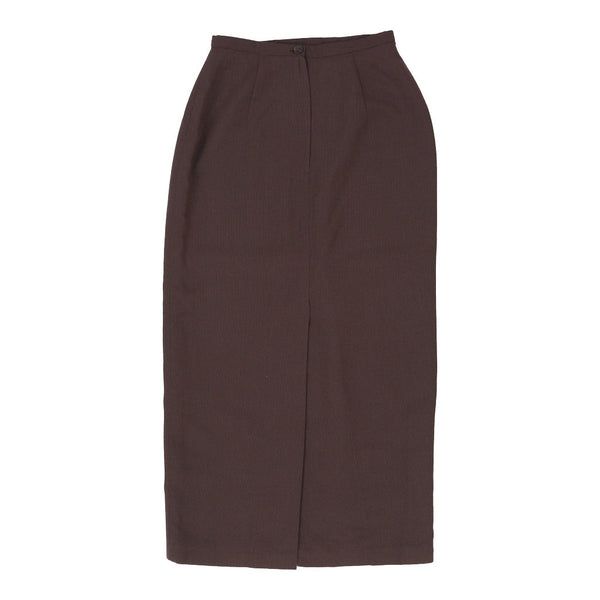 Yessica Skirt - 24W UK 4 Brown Polyester Blend