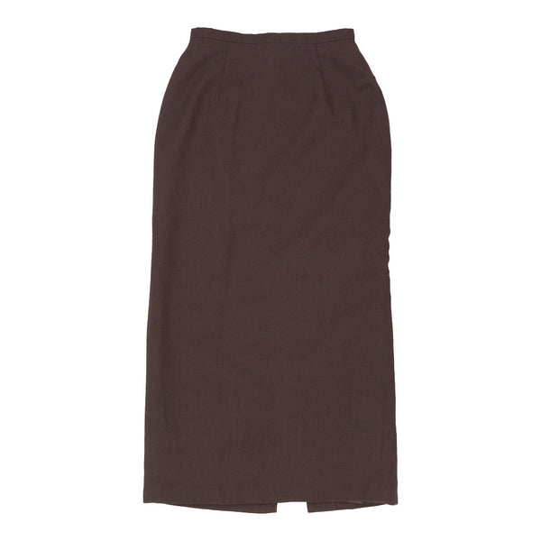 Yessica Skirt - 24W UK 4 Brown Polyester Blend