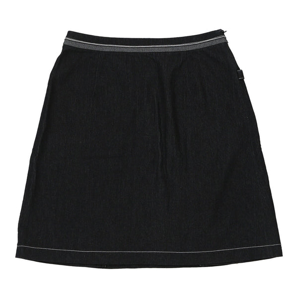 Uege Midi Skirt - 26W UK 6 Dark Wash Cotton