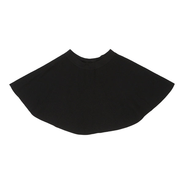 Unbranded Mini Skirt - 24W UK 4 Black Polyester Blend