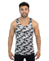 Gray Camo Tank Top