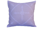 Hand Embroidered Sequins Decorative Lavender  throw Pillow