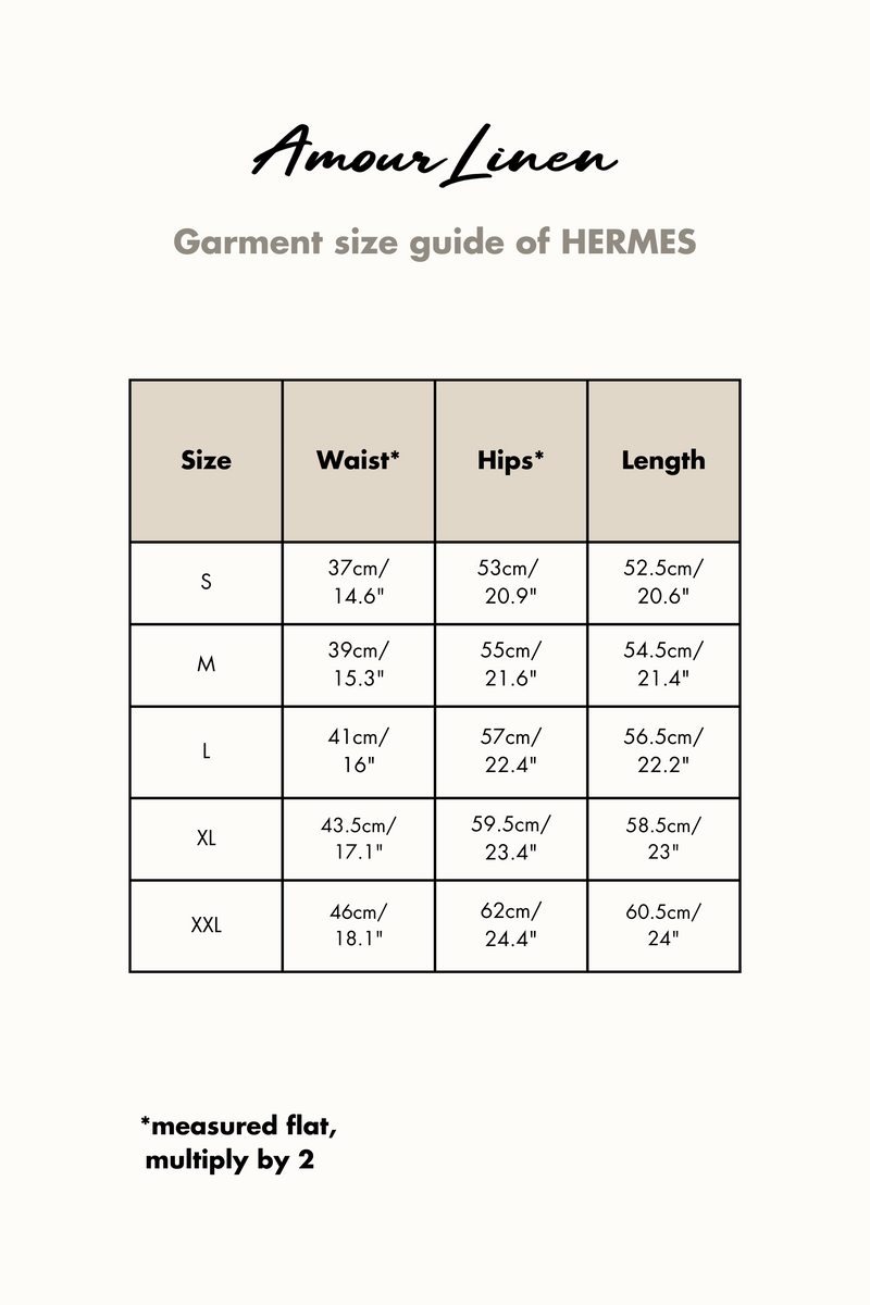 Classic linen shorts HERMES M White