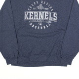 JERZEES Kernels Baseball Sweatshirt Blue Mens L