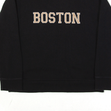 INDILUXE Boston Sweatshirt Black Womens S