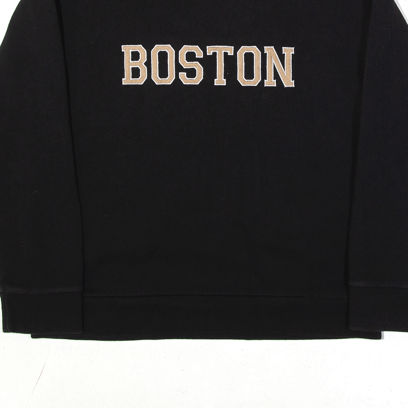 INDILUXE Boston Sweatshirt Black Womens S
