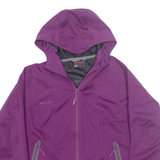 MAMMUT Girls Rain Jacket Purple Hooded XL