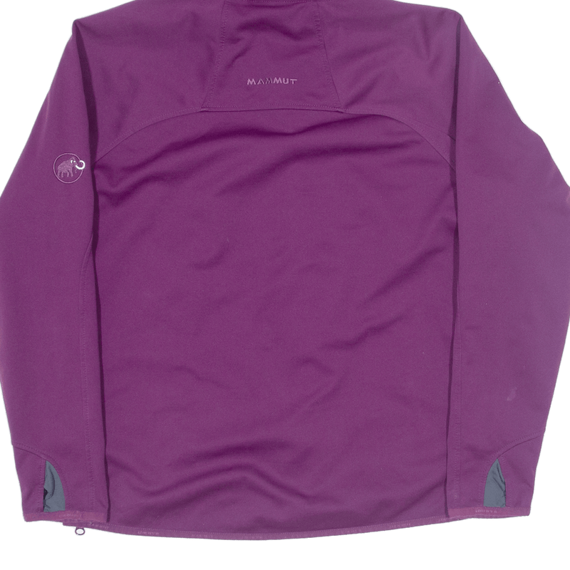 MAMMUT Girls Rain Jacket Purple Hooded XL