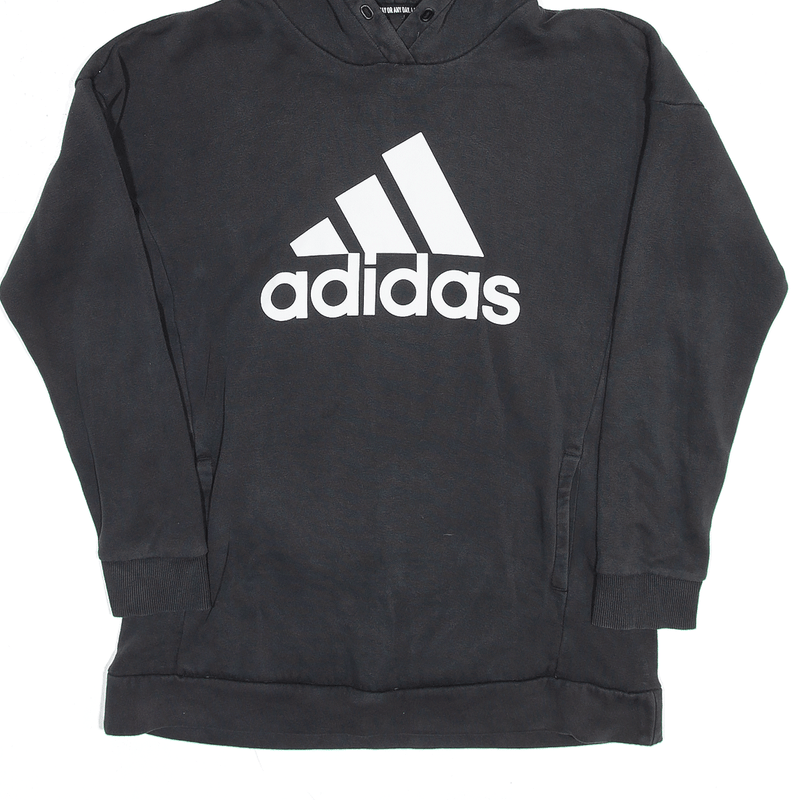 ADIDAS Sports Black Pullover Hoodie Womens S