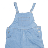 LINDSAY STEVENS Shorts Blue 90s Straight Denim Dungarees Womens L W36 L6