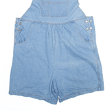 LINDSAY STEVENS Shorts Blue 90s Straight Denim Dungarees Womens L W36 L6