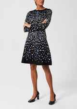Jodie Knitted Dress 0122/9617/1085l00 Black-Multi