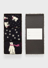 Polar Bear Sock Set 0221/1434/055000 Navy-Violet
