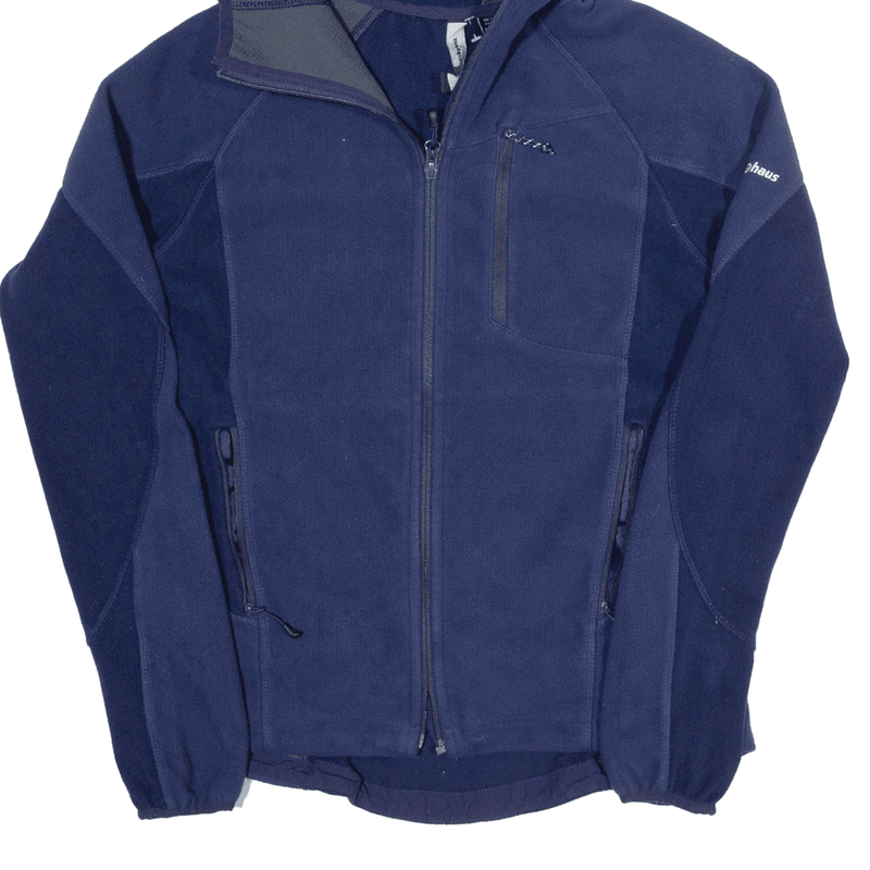 BERGHAUS Fleece Jacket Blue Womens UK 10