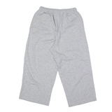 REEBOK Cropped Sweatpants Grey Straight Womens UK 10 W22 L20