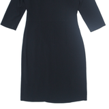 HUGO BOSS Daperli Womens Pencil Dress Black Long Sleeve Knee Length UK 10