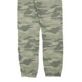 SKATE NATION Camo Boys Trousers Green Slim Tapered W28 L26
