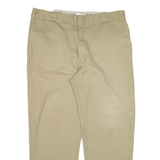 DICKIES 874 Workwear Trousers Beige Regular Straight Mens W37 L29
