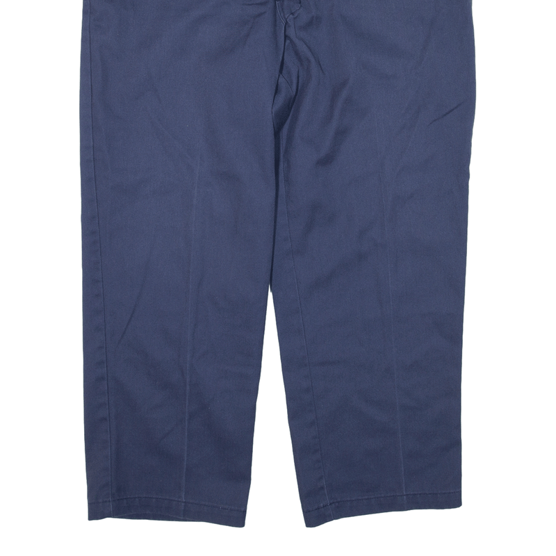 DICKIES 874 Workwear Trousers Blue Regular Straight Mens W36 L26