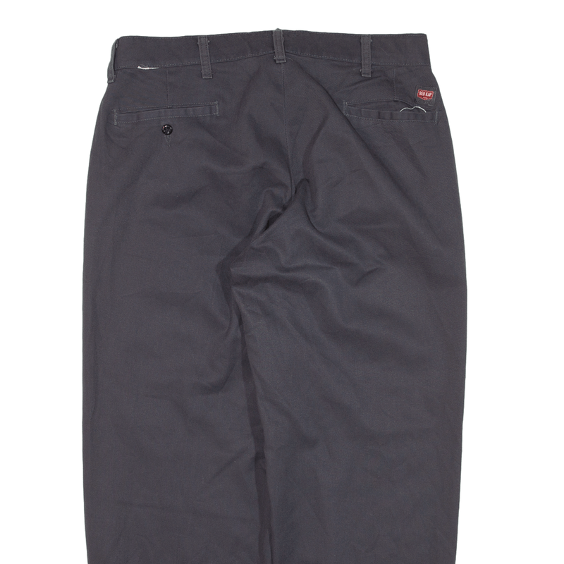 RED KAP Workwear Trousers Grey Relaxed Tapered Mens W34 L27