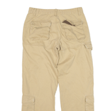 S&K Cargo Trousers Beige Regular Straight Womens W28 L29