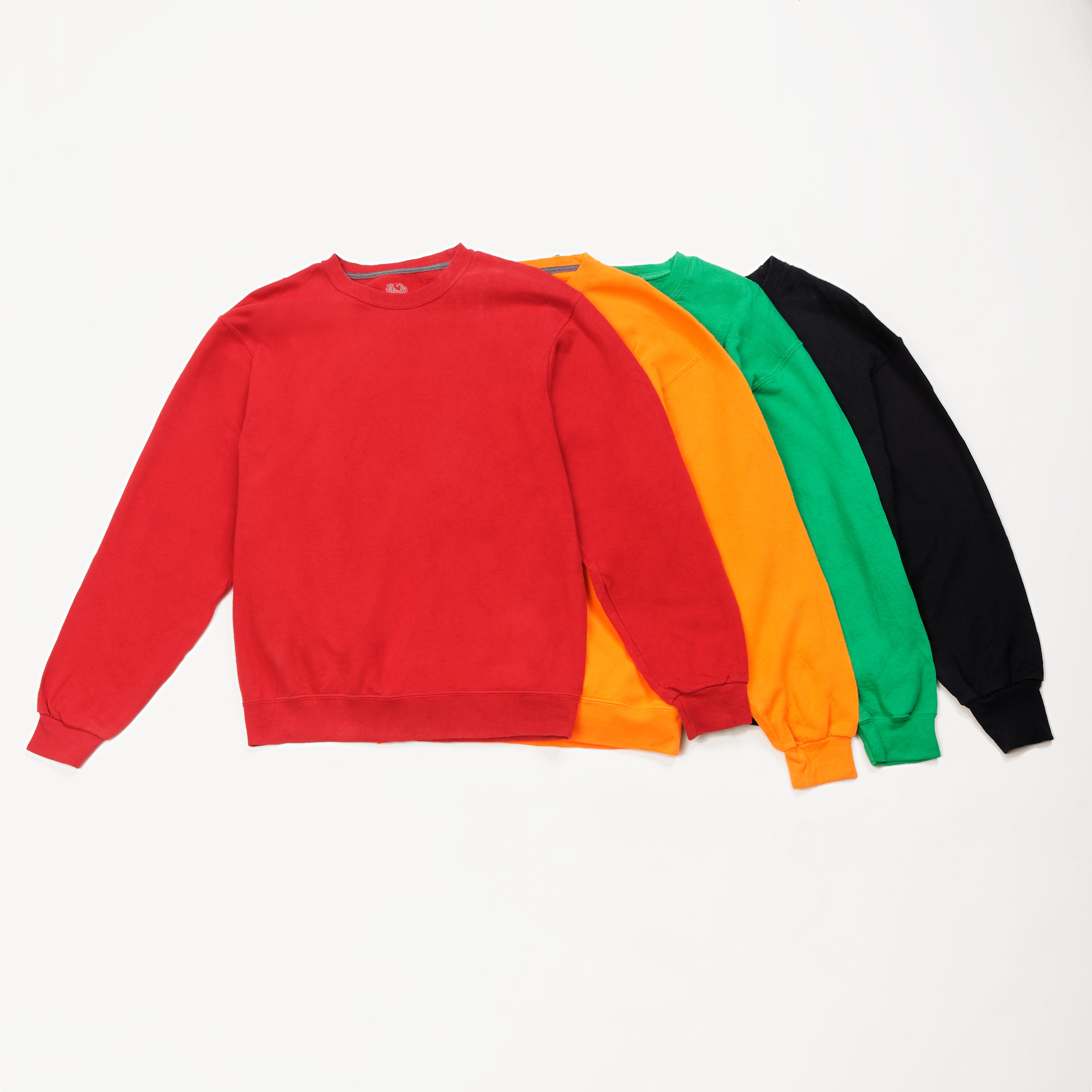 Preloved Solid Crewneck Sweatshirts | Set of 4