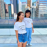 Mommy & Me Set Organic Cotton T-Shirts - White Bunny Candy
