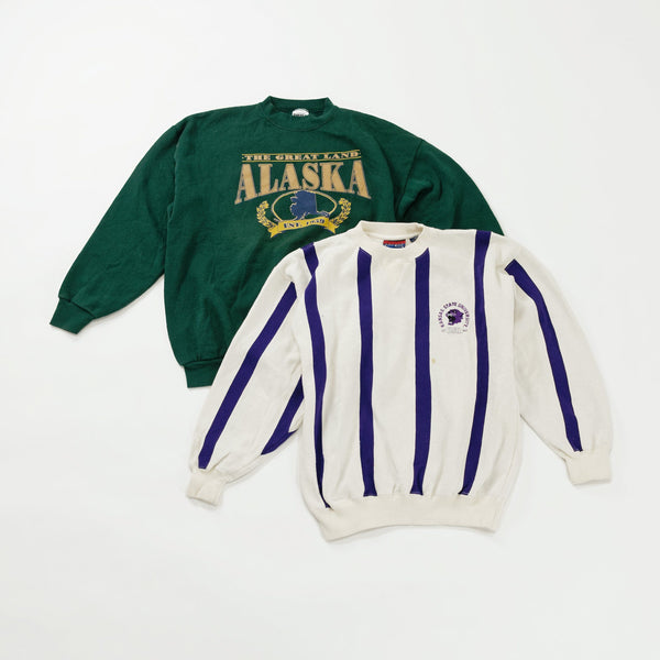 Authentic Vintage Crewneck Sweatshirts | Set of 2