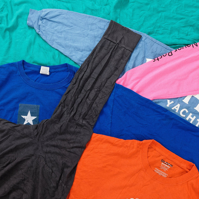 Preloved Printed Long Sleeve T-Shirts | Set of 4